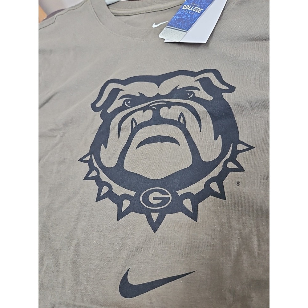 Georgia Bulldogs Salute to Service Nike Short Sleeve Green Shirt Men's Large NWT